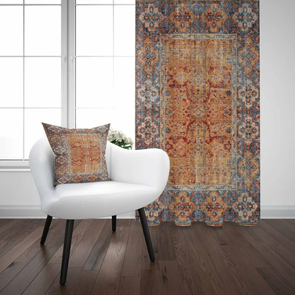 Иначе коричневые оранжевые в винтажном стиле турецкий османский дизайн 3D