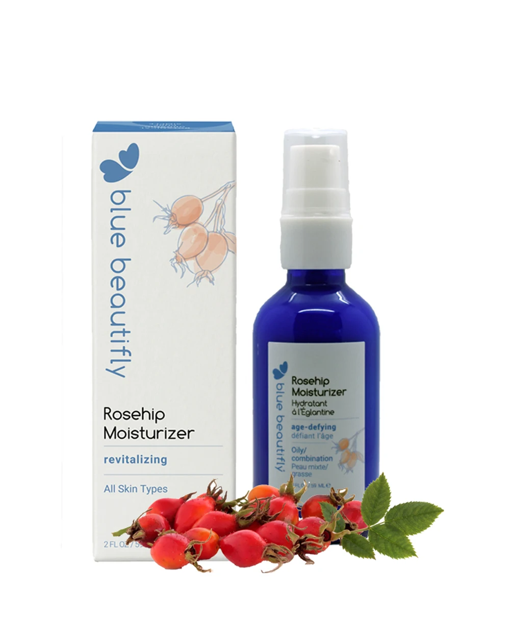 Восстанавливающий крем для лица с органическим шиповником Blue Beautifly|Дневные крема