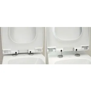 Унитаз подвесной Cersanit City New Clean ON с сиденьем микролифт Slim(S-MZ-CITY-COn-S-DL-w