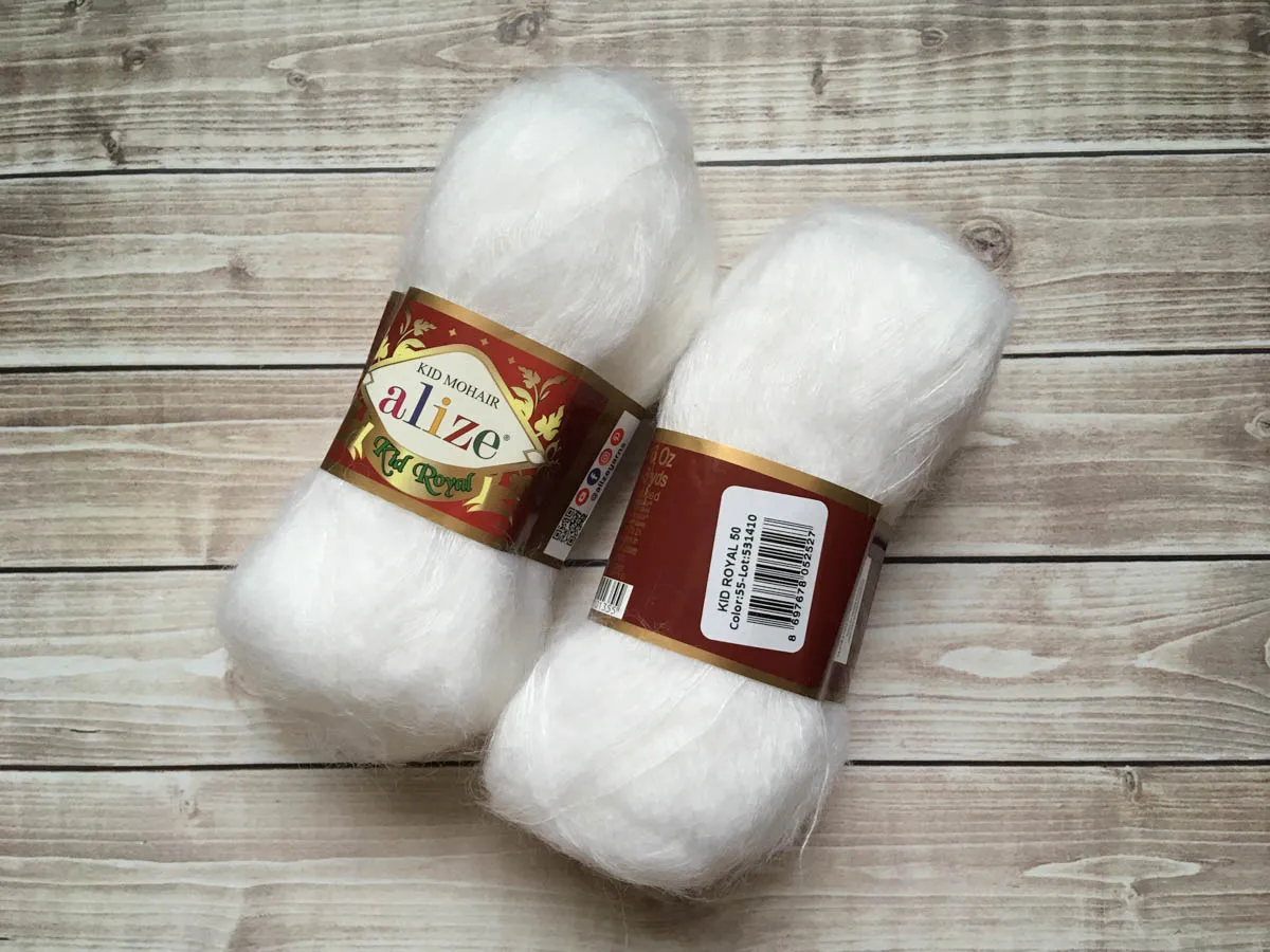 Пряжа Alize Kid Mohair 62% мохер 38% полиамид вес мотка 50 гр длина 500 м 1 МОТОК | Дом и сад