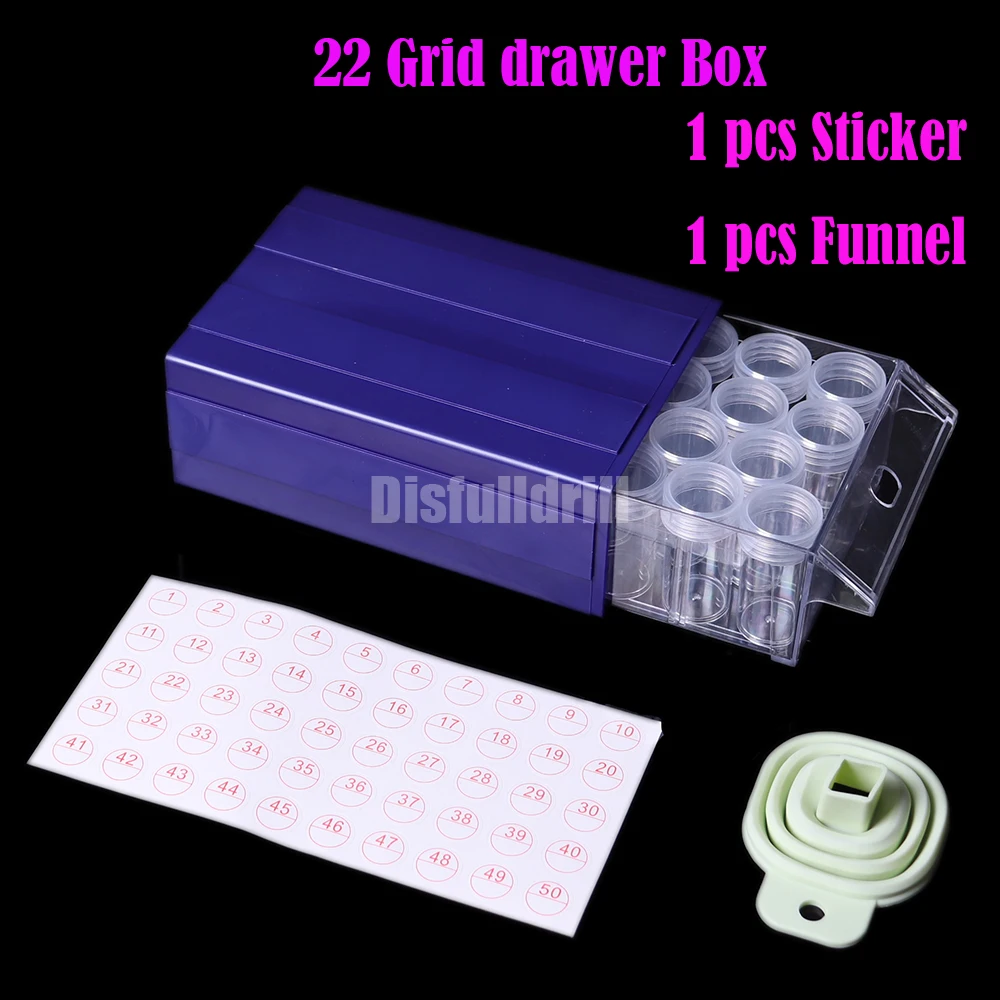 

Выдвижной ящик для хранения с аксессуарами для алмазной живописи