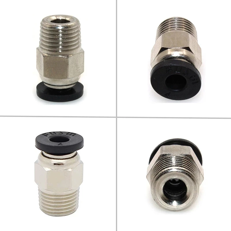 1 м ПТФЭ трубка Teflonto Pipe PC4-01 прямой пневматический Фиттинг с нажимным соединением +