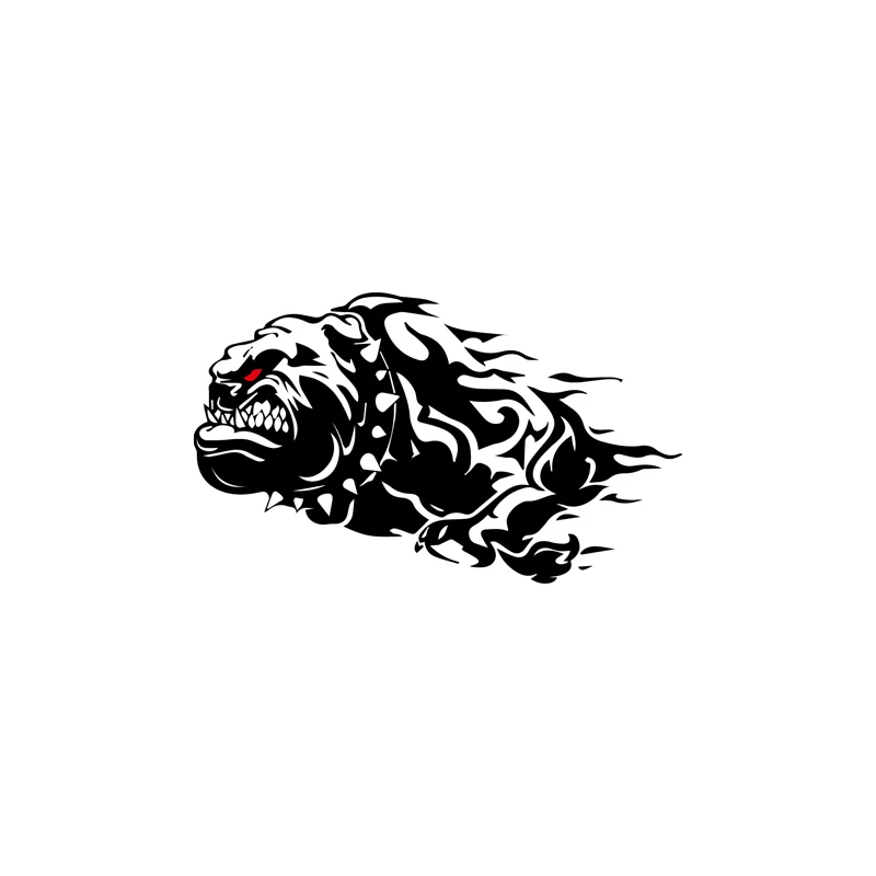 

Personalized Car Sticker Fierce Blood-Lust Bulldog Dog Window Laptop Vinyl Decal Sticker.