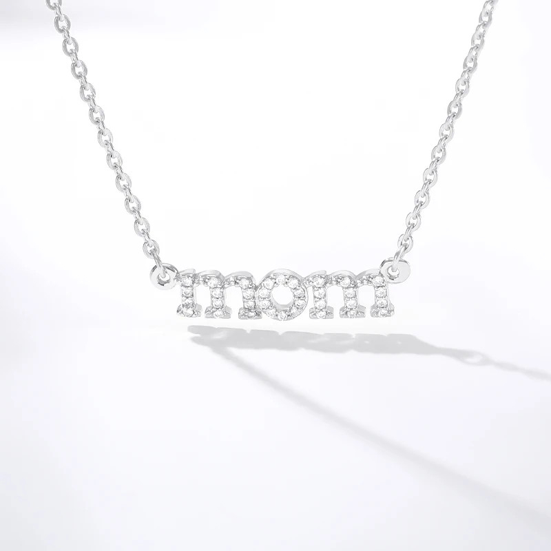 Рождественские подарки для мамочек с украшением в виде кристаллов мамы ожерелье