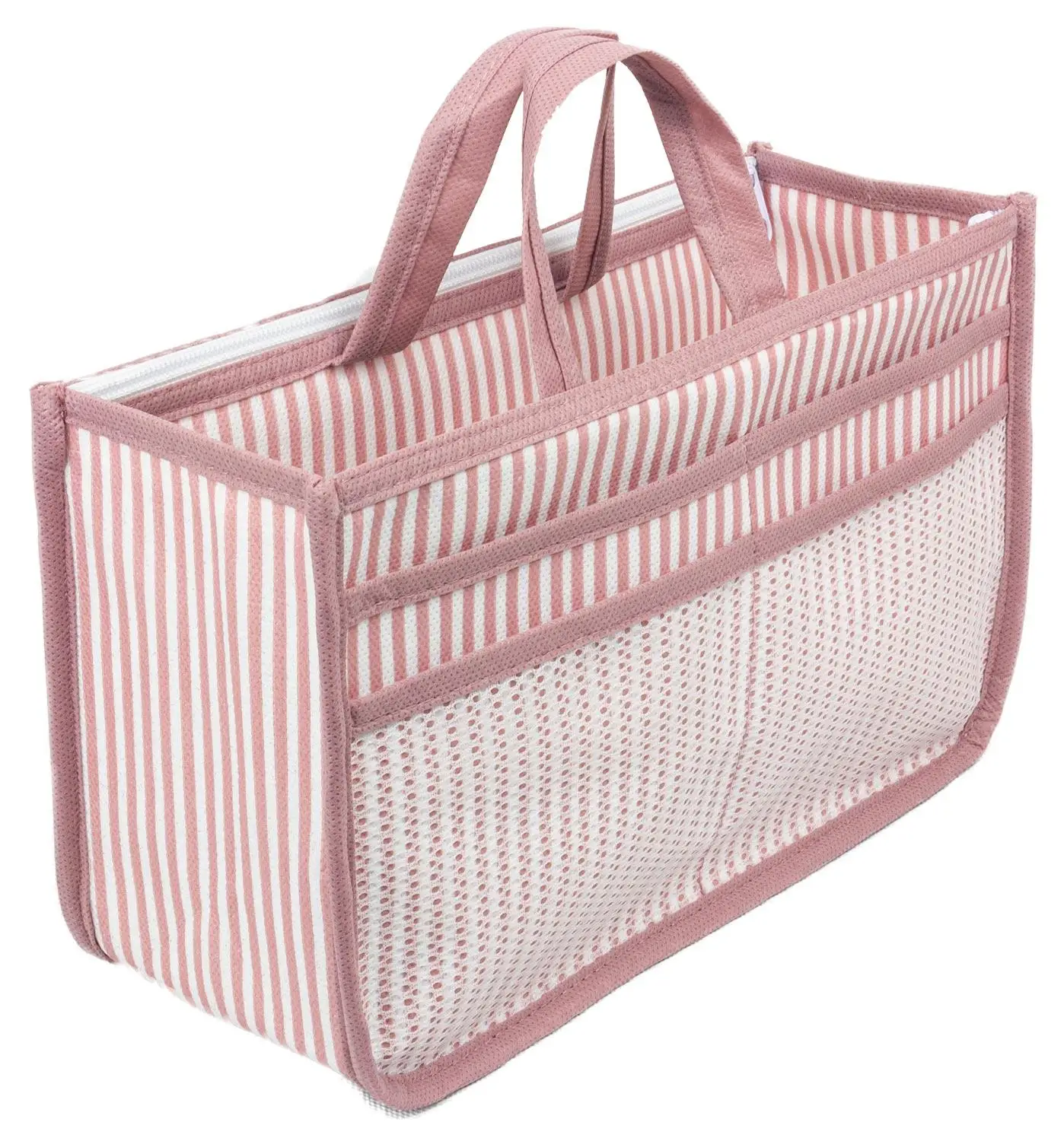 Kopen Make Up Organizer Reizen Insert Cosmetische Tas Voor Vrouwen Meisje Fit Organizer Handtas Draagbare Cosmetische Tas Mode 2020 Roze Kleur