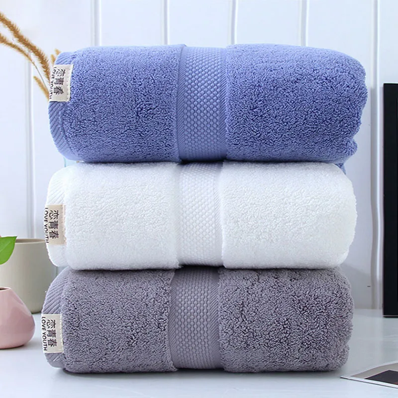 

Cotton Plain Towel Set High-grade Bathtowel Facetowel Handtowel Soft Bath Face Towel Bathroom Towel Sets 35*75CM