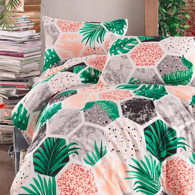 Роскошное постельное белье Lady Moda Hawai хлопковый комплект постельного белья Ranforce