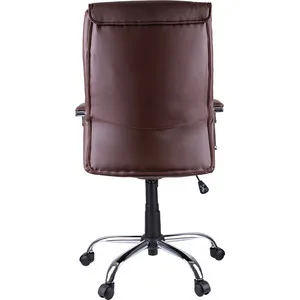 Кресло руководителя Helmi HL-E03 Accept экокожа коричневая | Мебель