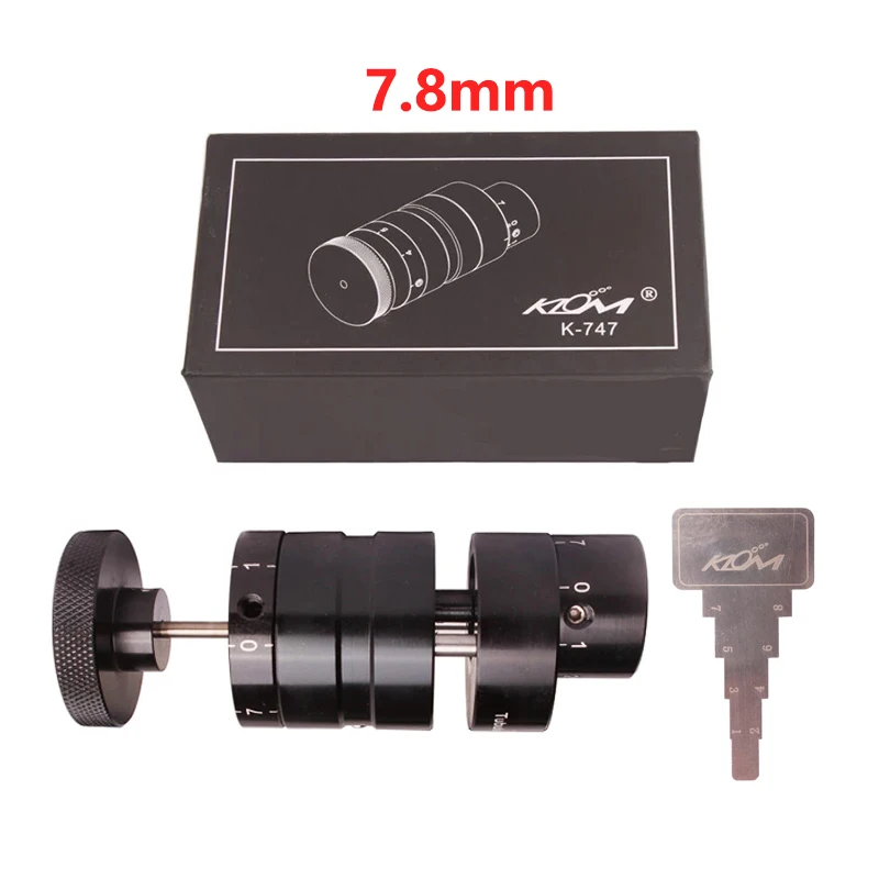 

KLOM 7.8mm Tubular Computerized Key Cutting Machine Cutters KLOM Portable Plum Key Copier