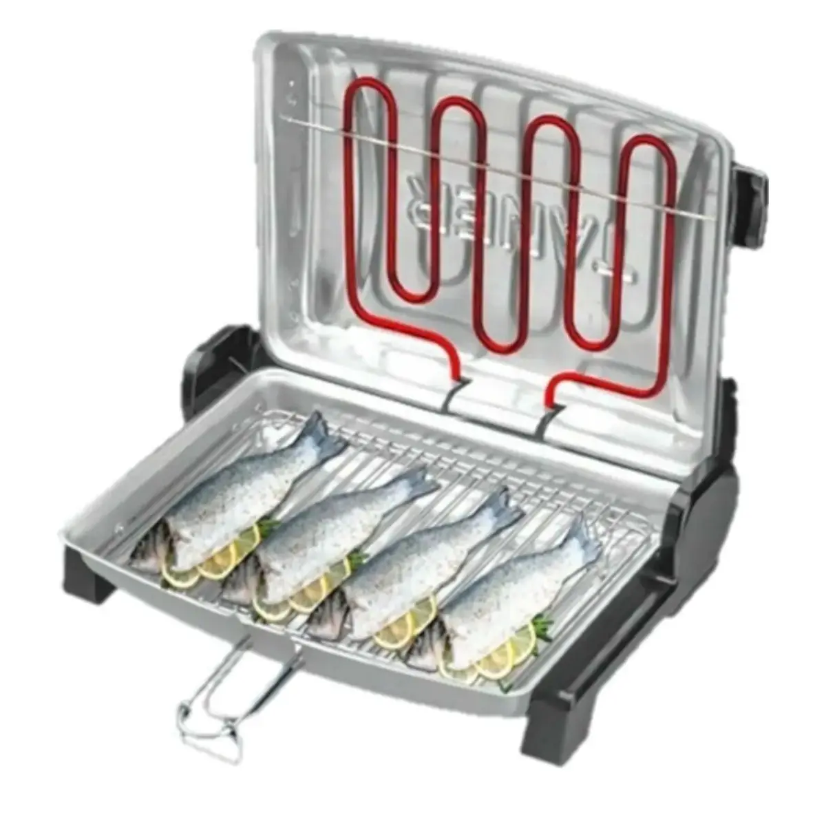 double wire electric grill light aluminium barbeque infrared smokeless nonstick indoor outdoor kitchen chefs bbq cooking free global shipping