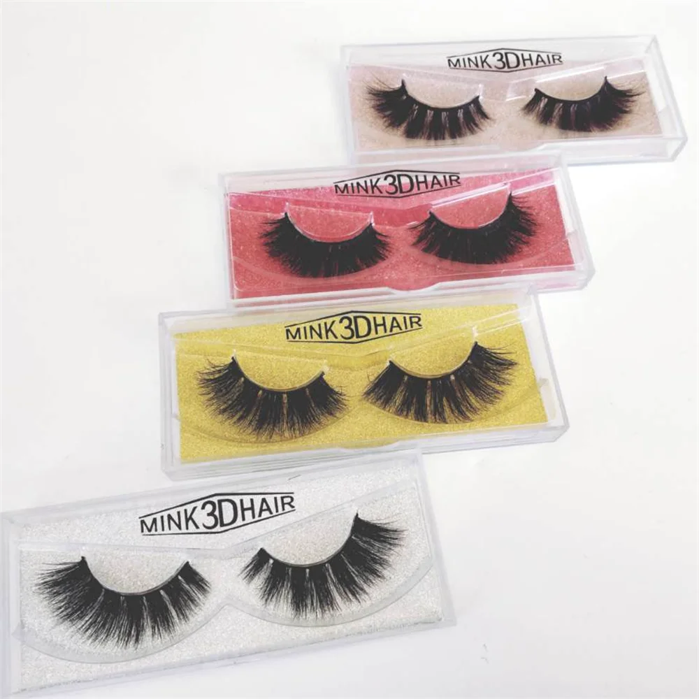 LOVE THANKS Wholesale 50 pairs Faux Mink Eyelashes with Individual Box Full Strips False Lashes 44 styles F Series Lashes