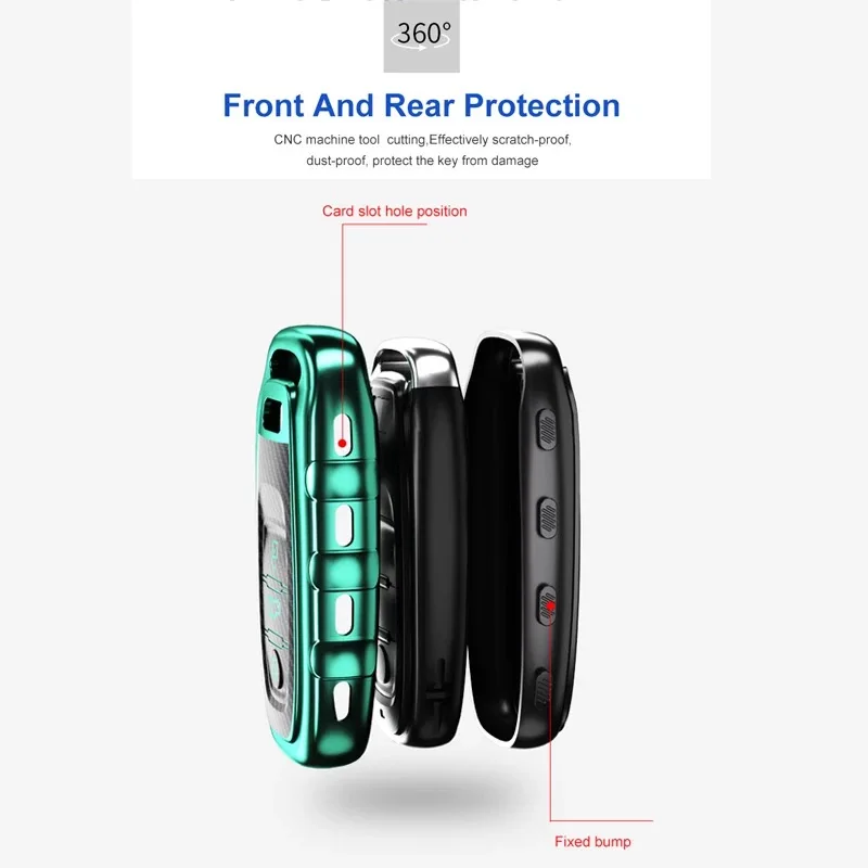 

TPU Remote Car Key Case For A3 8P 8V A4 B8 B7 B9 B5 A5 A1 Q7 Q5 A6 4F C6 C5 C7 C4 Q3 S3 A8 A7 Auto Key Cover Holder Shell