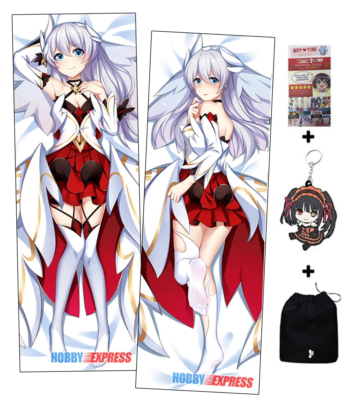 Хобби Экспресс Honkai Impact 3 Dakimakura японский Otaku Waifu обнимающая наволочка