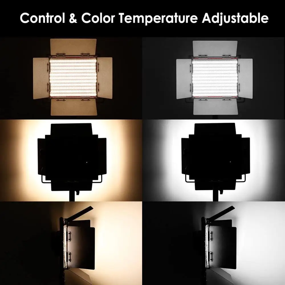 

Neewer 3-Pack Dimmable Bi-color 660 LED Video Light with Light Stand, Li-ion Battery Kit for Photo Studio YouTube Video Shooting