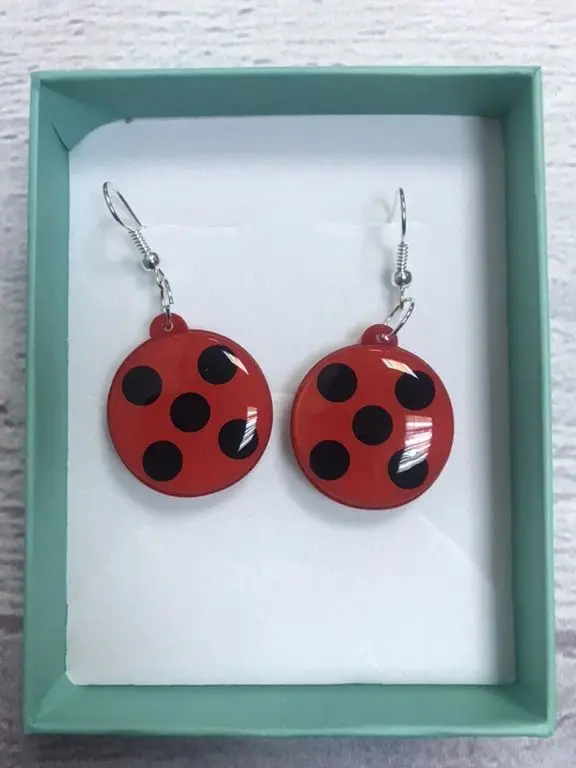 Комплект кулон серьги кольцо Леди Баг и Супер Кот | Дом сад