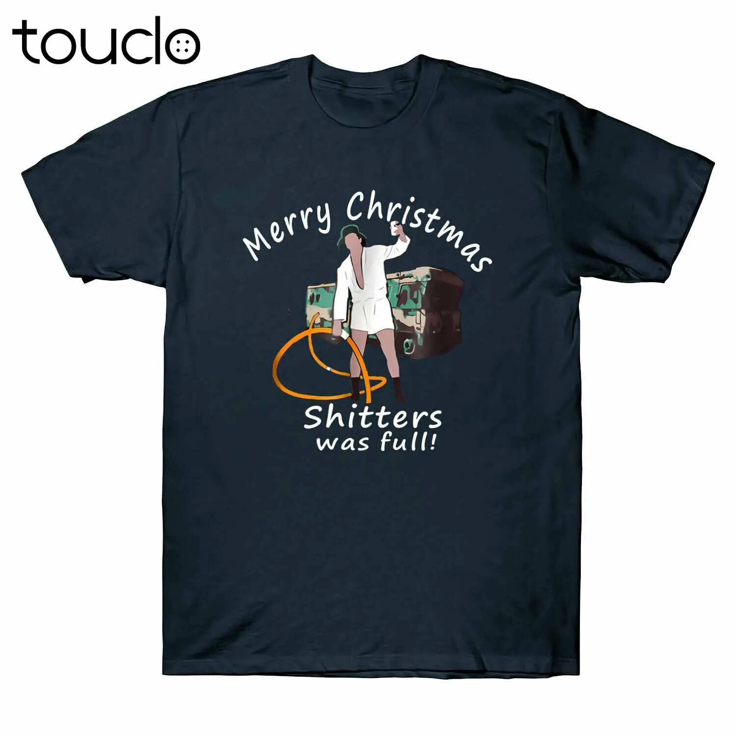 

Merry Christmas Shitters Was Full Vacation Men's T-Shirt Funny Xmas Gift Tee