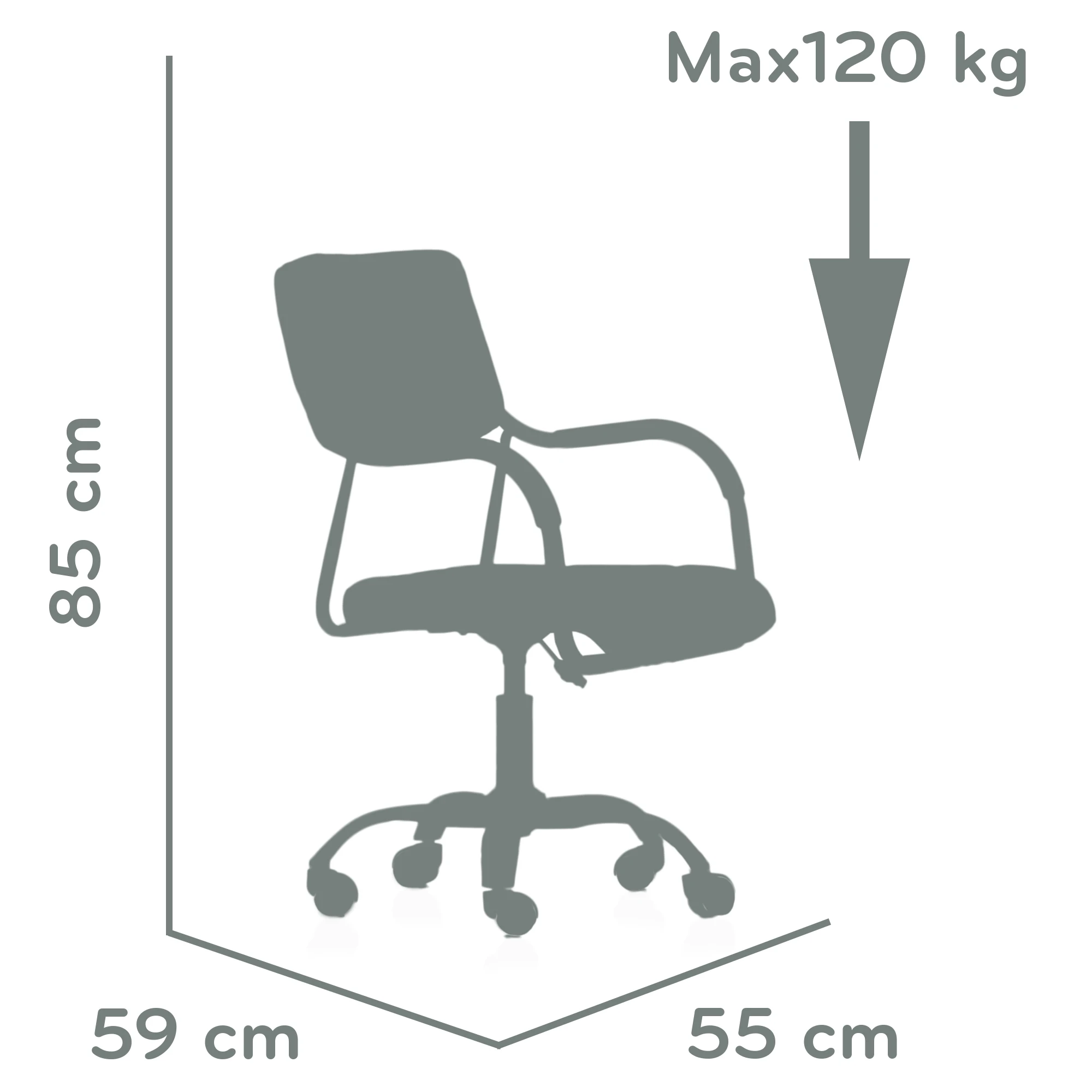 Computer chair 95795 Armchair Barneo armchair K-29 Office Furniture for home Task Staff Conference Chair |