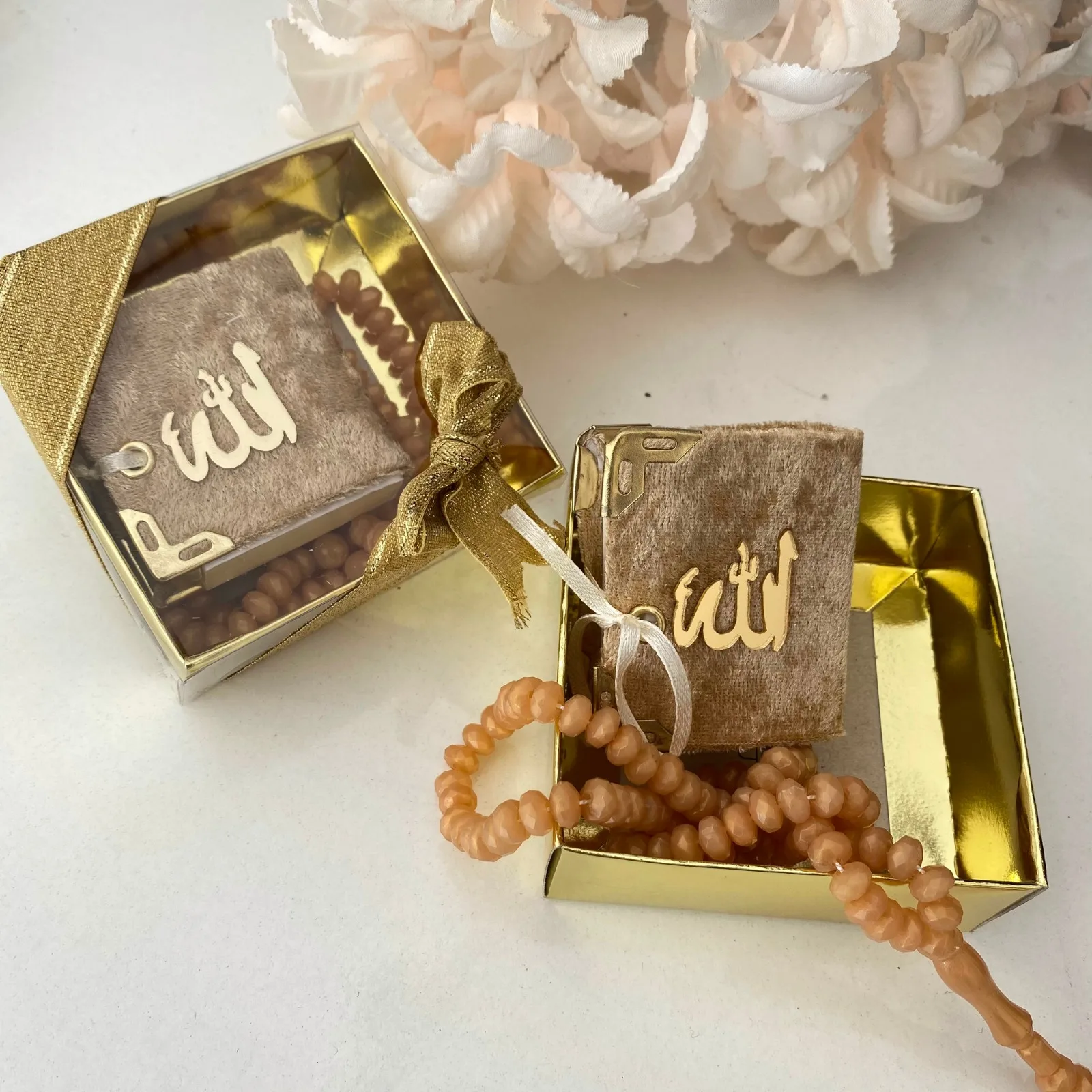 Mini conjunto de Cor&aacute;n con Tasbeh, conjunto colorido del Cor&aacute;n con Ideas de regalo, Ramad&aacute;n, Mubarak, musulm&aacute;n, recuerdos de fiesta de boda, 50 piezas-2
