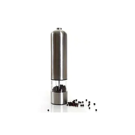 

Black Pepper Salt Shaker Automatic Grinder Battery Powered Spice Grinder. Kitchen, Home, Office