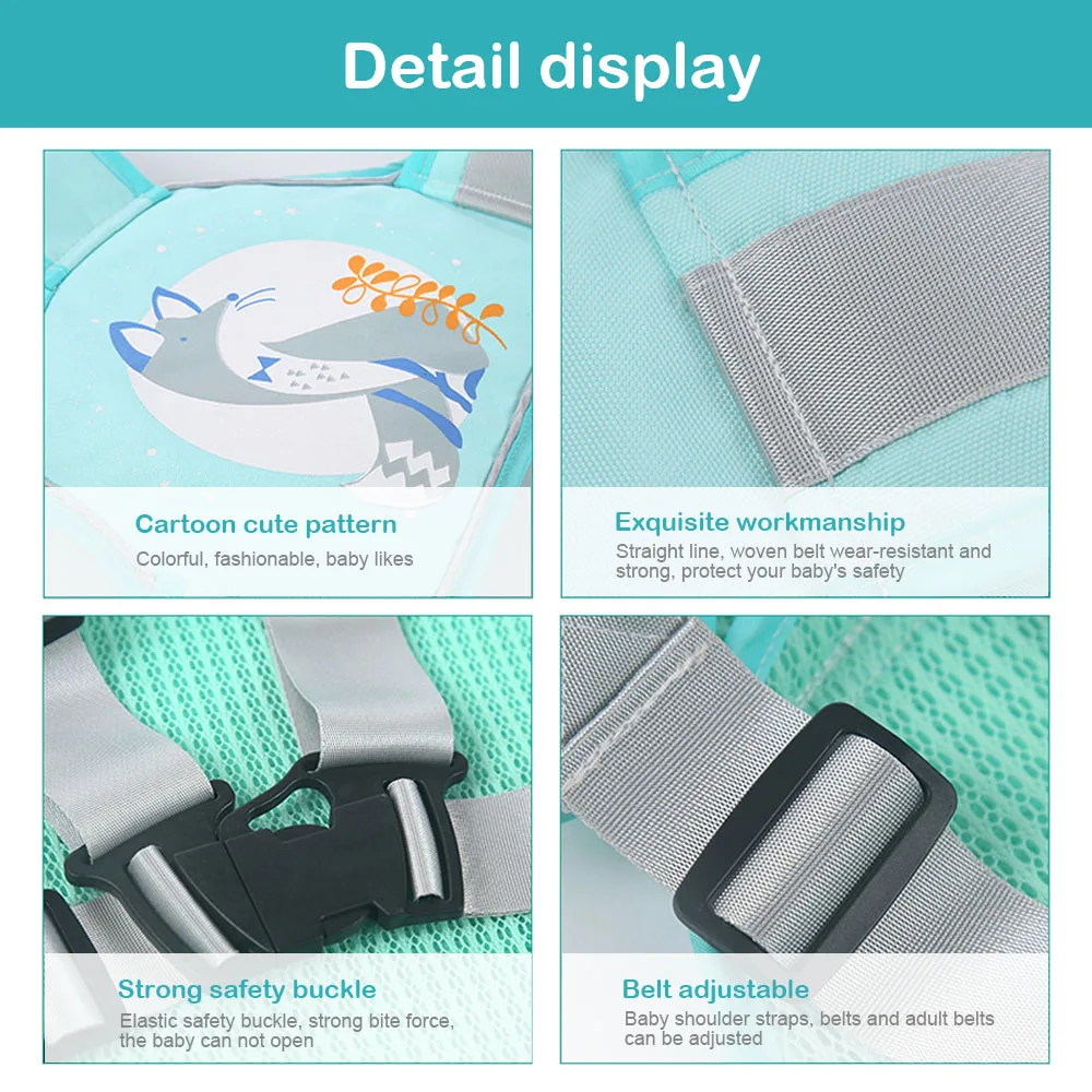 

Children Motorcycle Bicycle Bike Safety Belt Adjustable Baby Child Protector Scooter Strap Kids Baby Carrier Seat Belt Harness