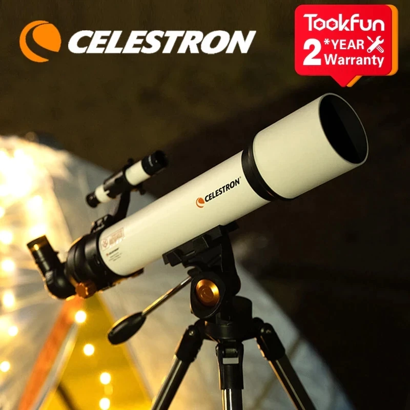 Celestron 70mm Aperture 500mm for Kids & Adults Astronomical Refracting Portable Telescopes AZ Mount Fully Multi-Coated Optics
