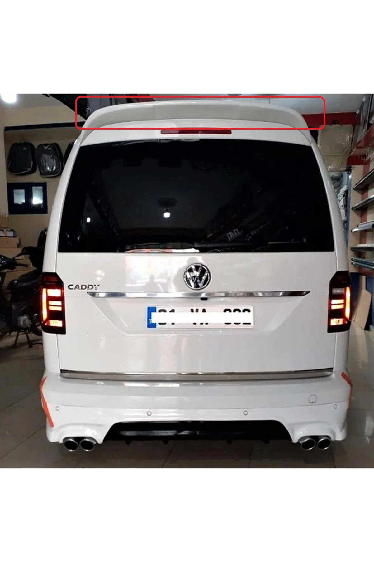 Универсальная автомобильная антенна-диффузор для Фольксваген Caddy 2016 2020 спойлер