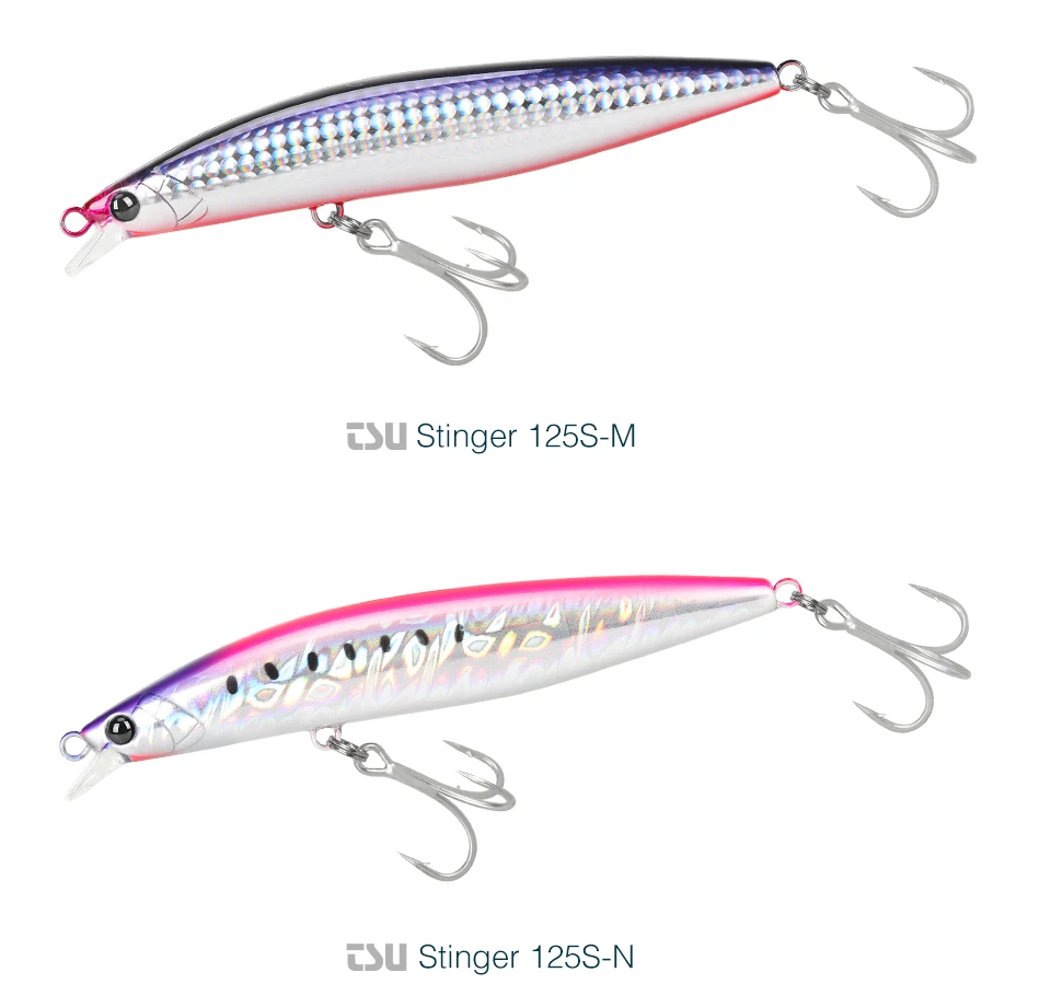 TSURINOYA 125S Ultra-lange Casting Angeln Köder Stinger 125mm 28g Hohe Festigkeit Sinking Minnow Salzwasser künstliche Harte Köder – Detail 22