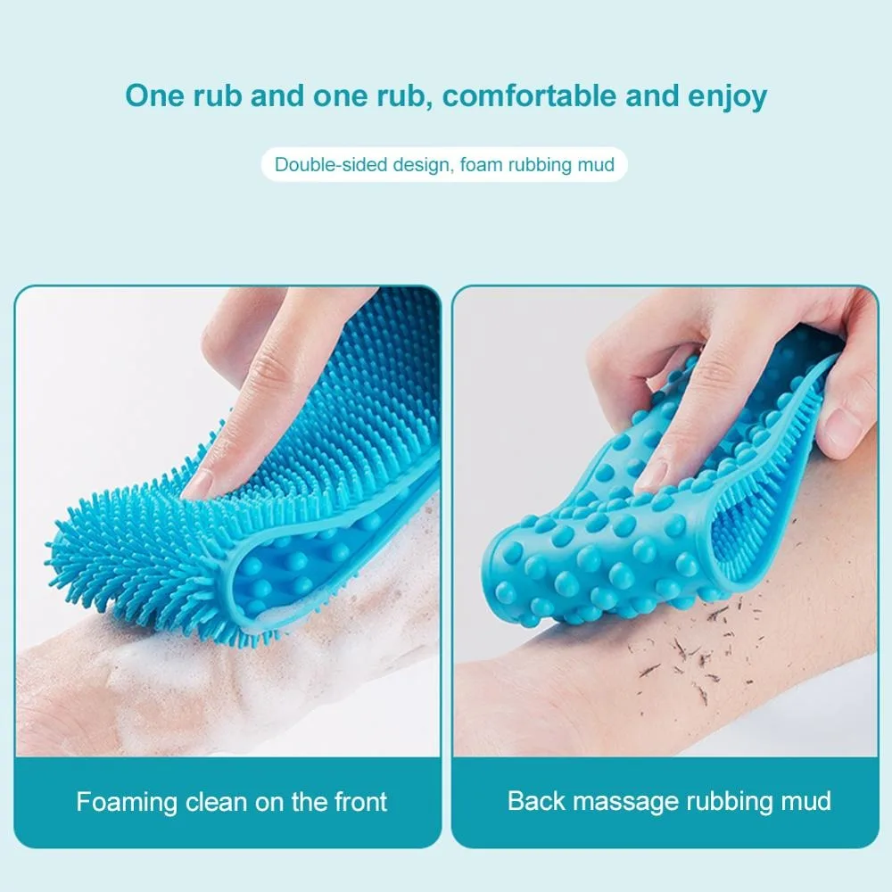 

Силиконовые щетки для ванны, щетка для ванны, щетка для тела, пояс для ванны, отшелушивающая щетка для спины, очищение кожи, уход за телом