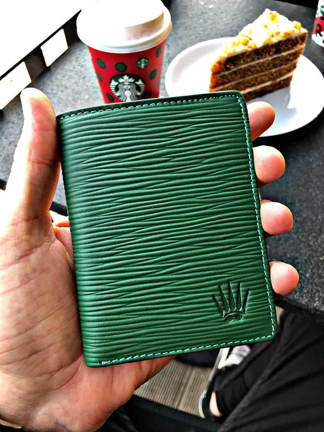 

BIFOLD SLIM GREEN WALLET 411461539