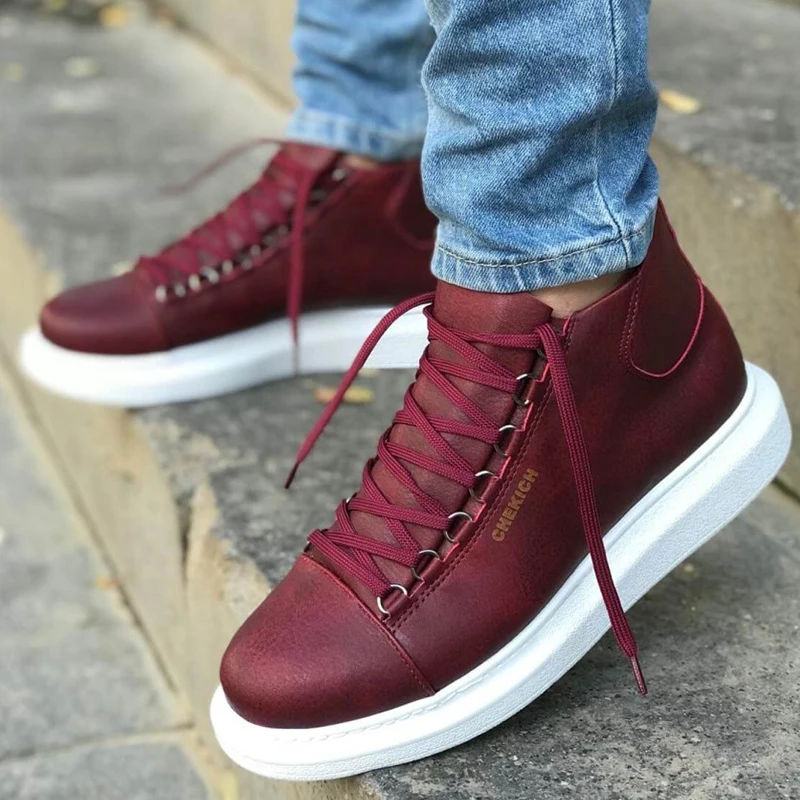 chekich mens and womens shoes black artificial leather lace up unisex sneakers comfortable flexible fashion wedding orthopedic walking sport lightweig