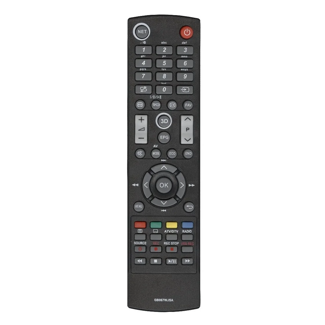 Remote control for sharp gb067wjsa TV Aquos lc-50le651ru etc. 3D | Control