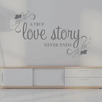 beautiful quotes for a couple wall sticker decal wedding sticker home bedroom wall art decoration a00593