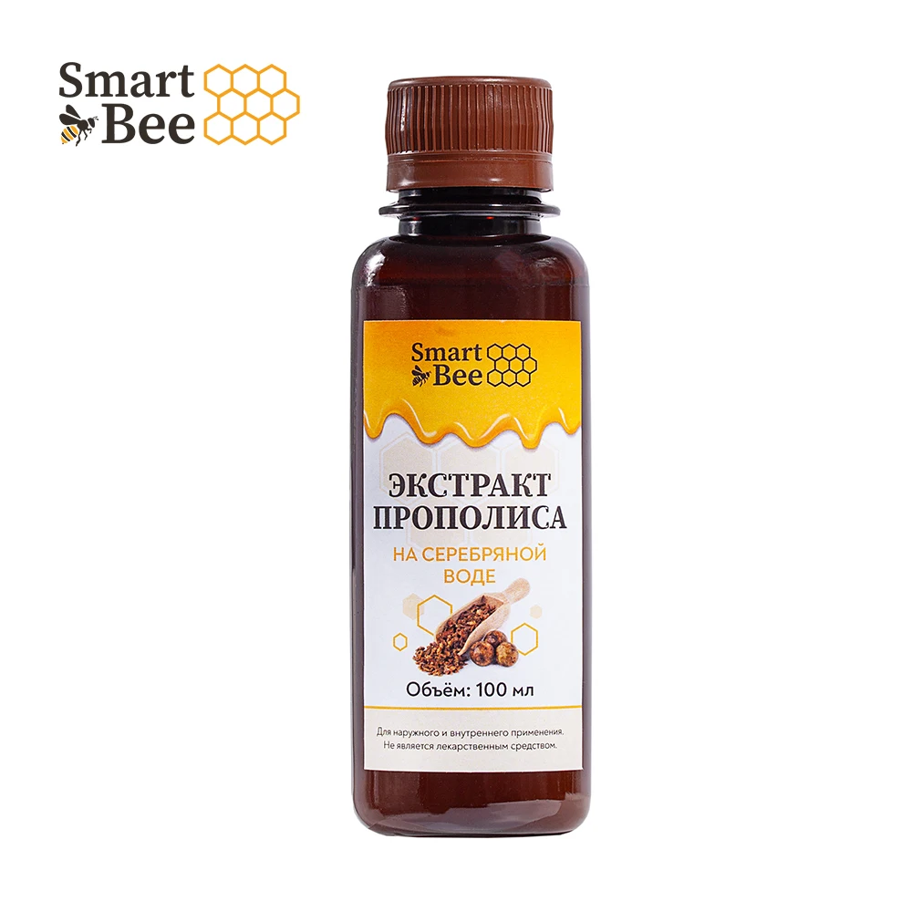 Экстракт прополиса Smart Bee на серебряной воде|Мед| |