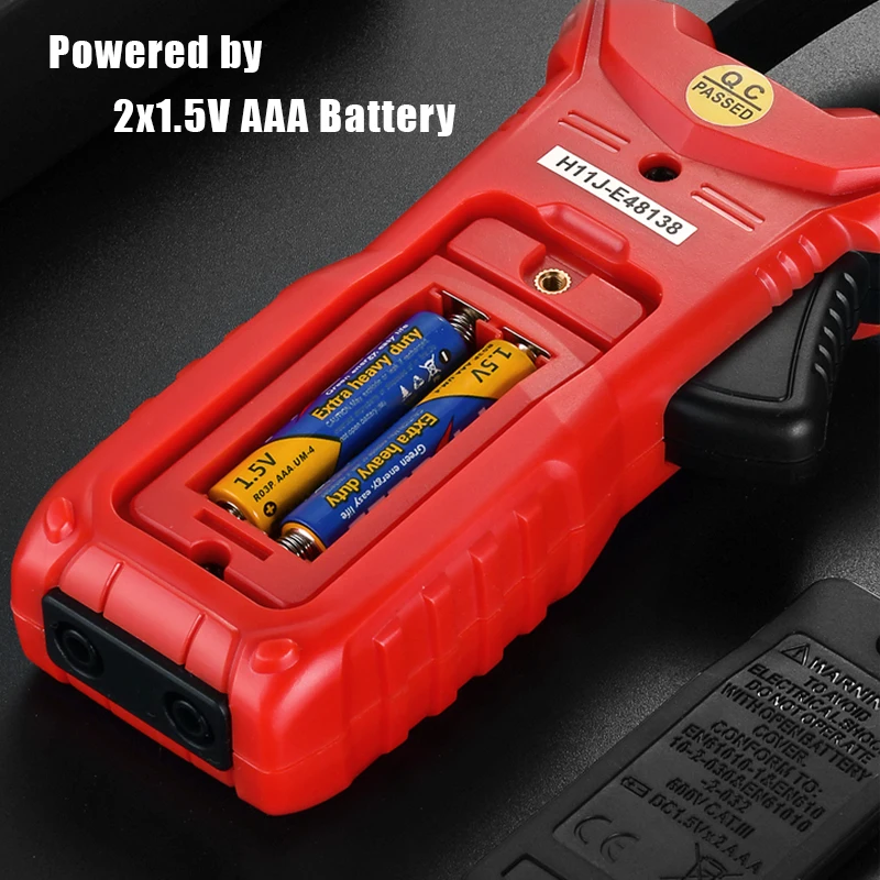 Цифровой мультиметр профессиональный с зажимом для измерения тока амперметр Ом