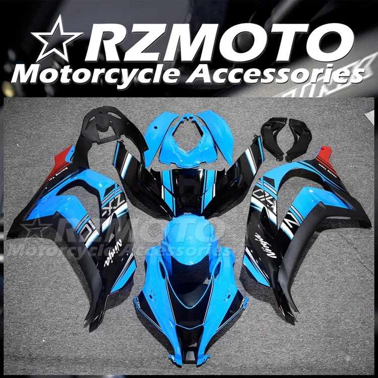

Injection Mold New ABS Fairings Kit Fit for Kawasaki Ninja ZX-10R ZX10R 2016 2017 2018 2019 117 18 19 Bodywork Set Sky Blue