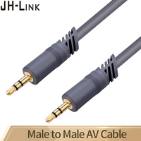 jh link 3 5mm jack car audio cable malespeaker aux cord 6 35mm6 5mm guitar audio line for phones car headphone microph