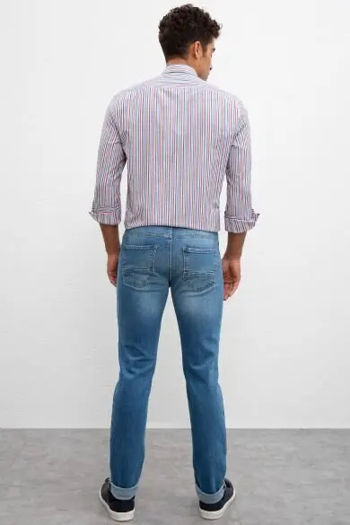 Поло США ASSN. Синие обычные джинсовые брюки|Повседневные брюки| |