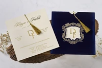100pcs custom wedding party christmas event card birthday invitation card handmade faire part 2022 season