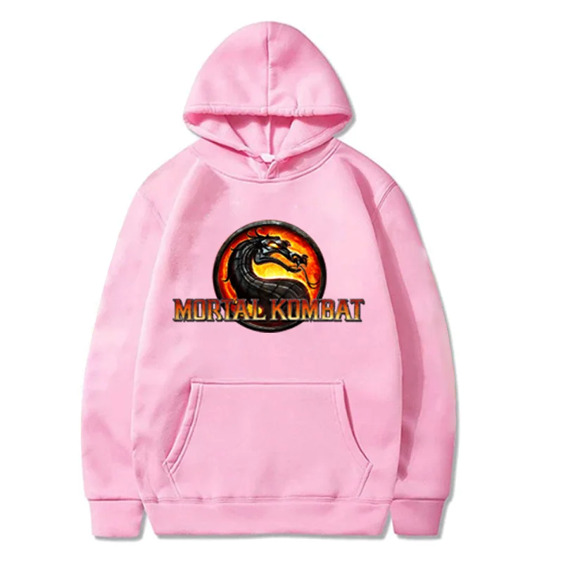 2021 Mortal Kombat Print Hoodie Long Sleeve Hooded Sweatshirt for Women