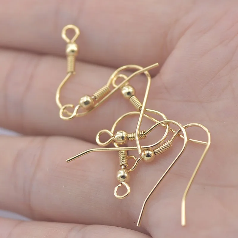 

Stainless Steel Ear Hook Earring Accessories Beaded Spring Hook Wholesale