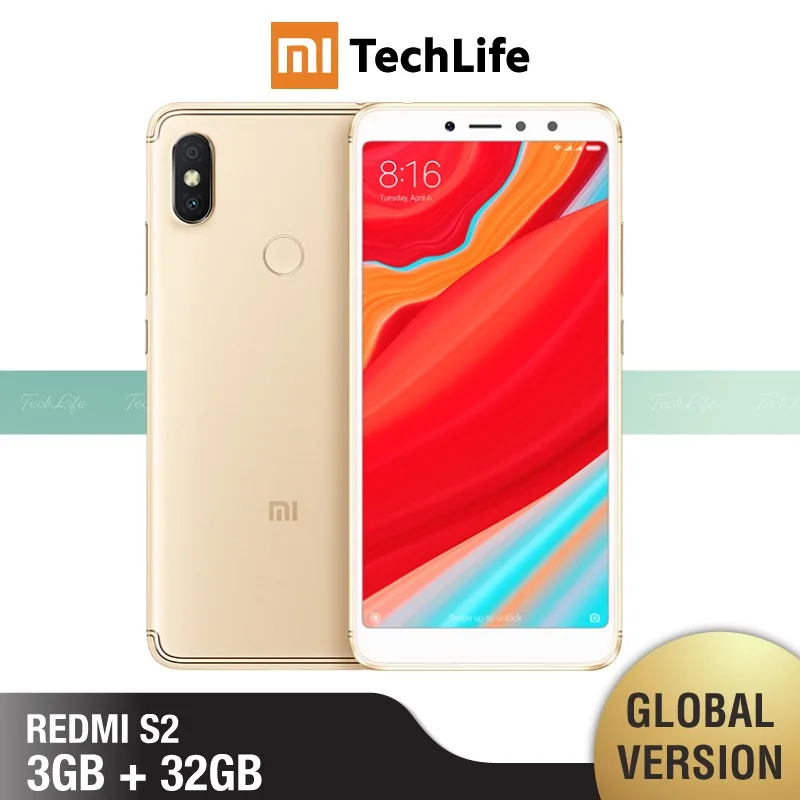 Глобальная версия Xiaomi redmi S2 32 Гб Встроенная память 3 оперативной памяти