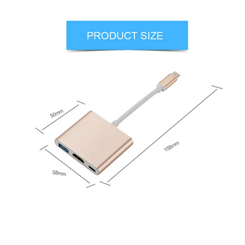 USB-концентратор Type-C 4K Thunderbolt 3 адаптер USB3.1 поддержка Dex Samsung станция режим памяти