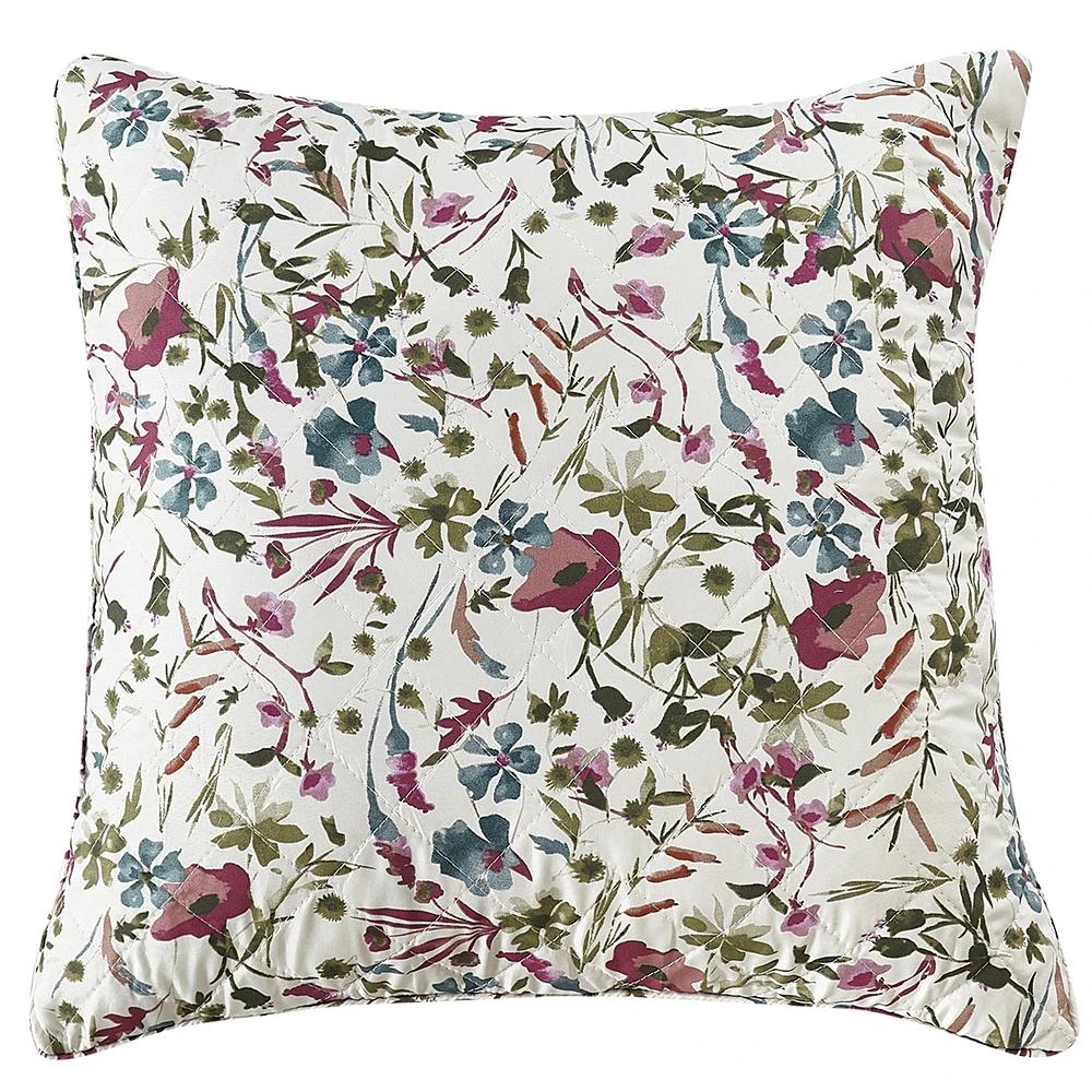Декоративная подушка PimpamTex для кровати и дивана с цветочным узором мягкие