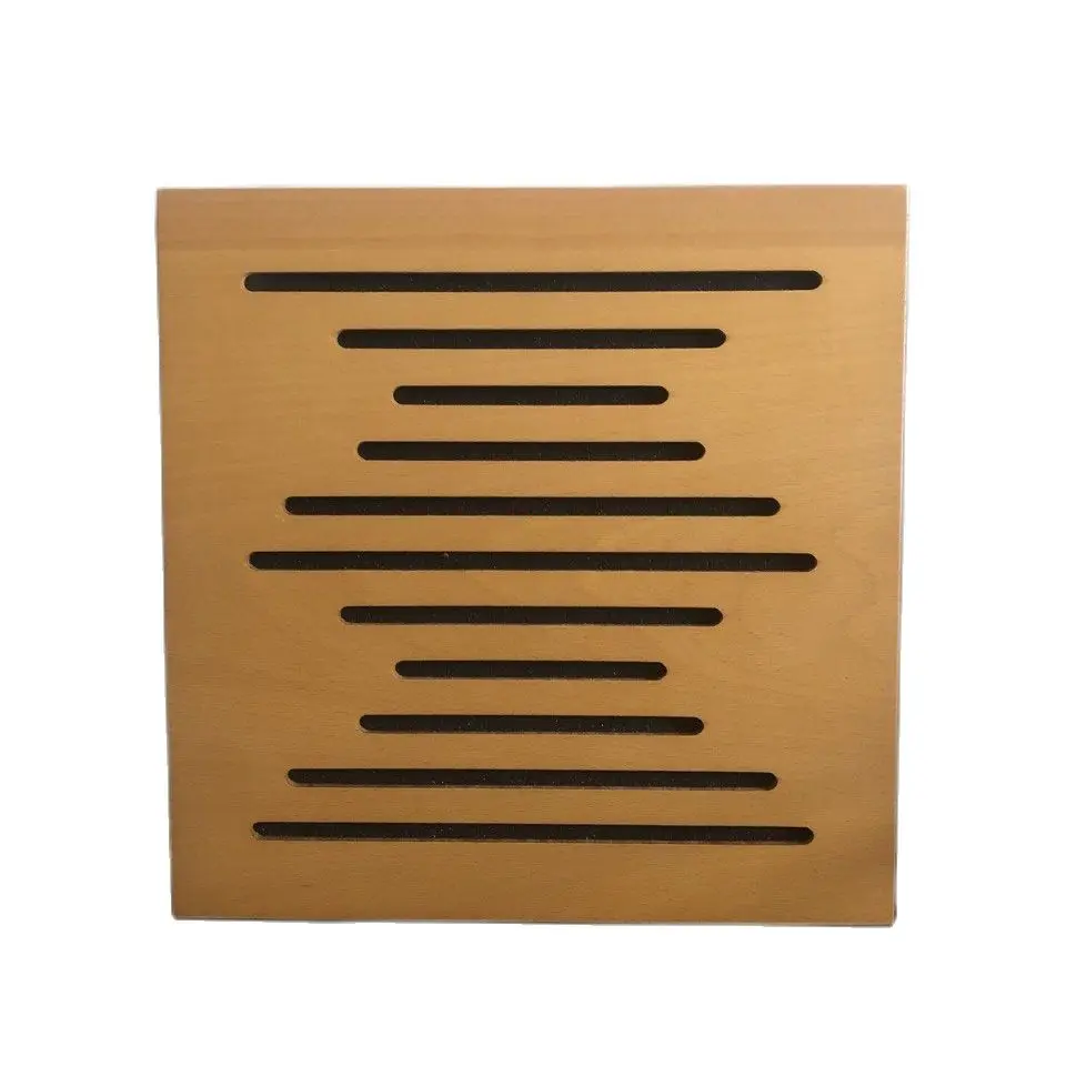 Эко-акустическая линия деревянная рассеивающая панель 40*40 доска звукоотвод