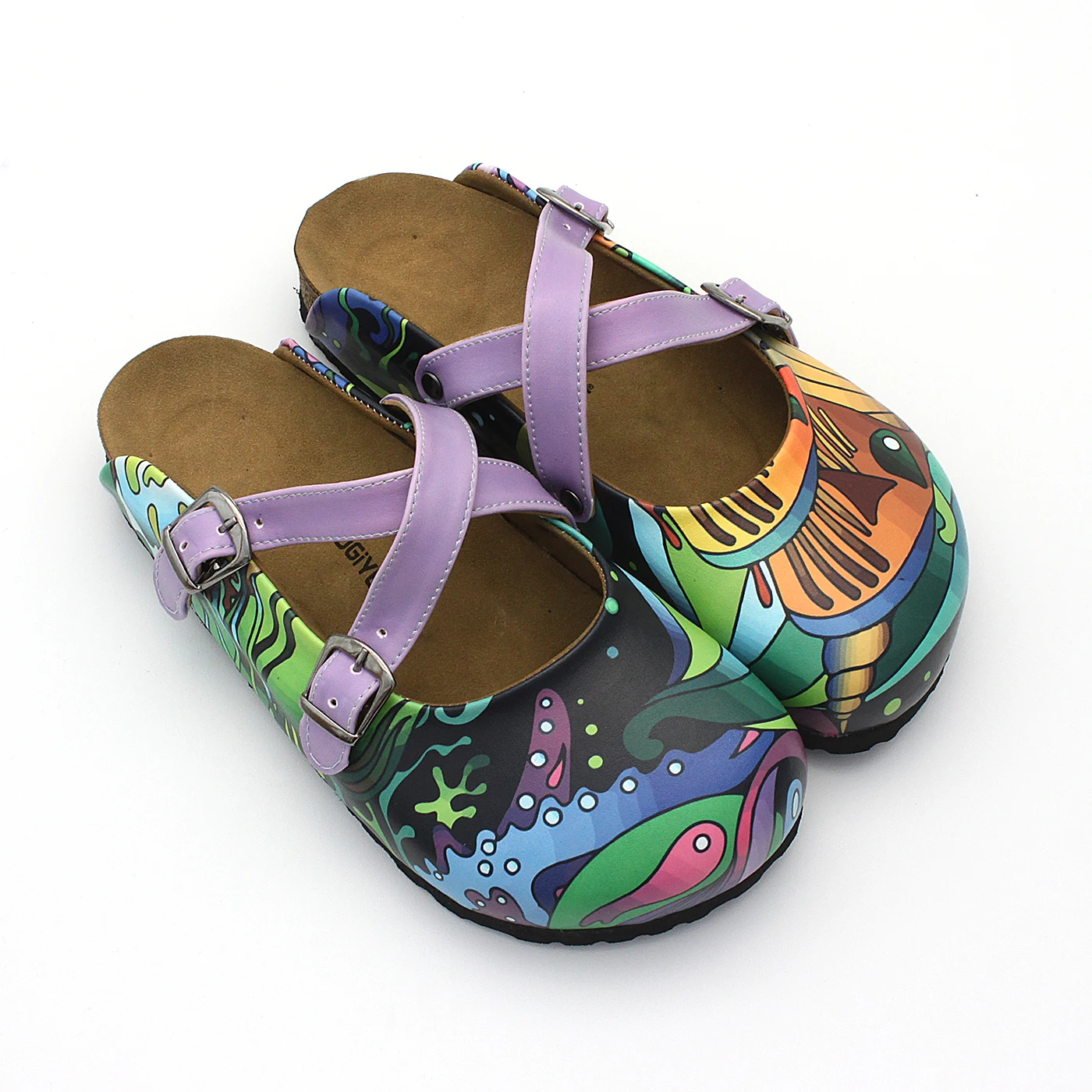 

Digital Edition Sea Cross Sabo Slippers New Season Casual Sandals Soft Soled Woman Man Kids Anti-Slip Shoes Summer beach