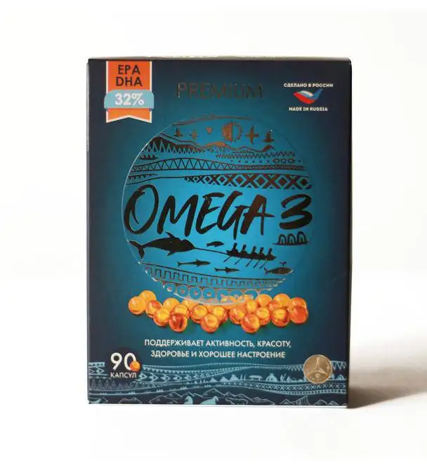 Камчатский рыбий жир из дикого лосося ОМЕГА-3 БАД в капсулах 90 шт |