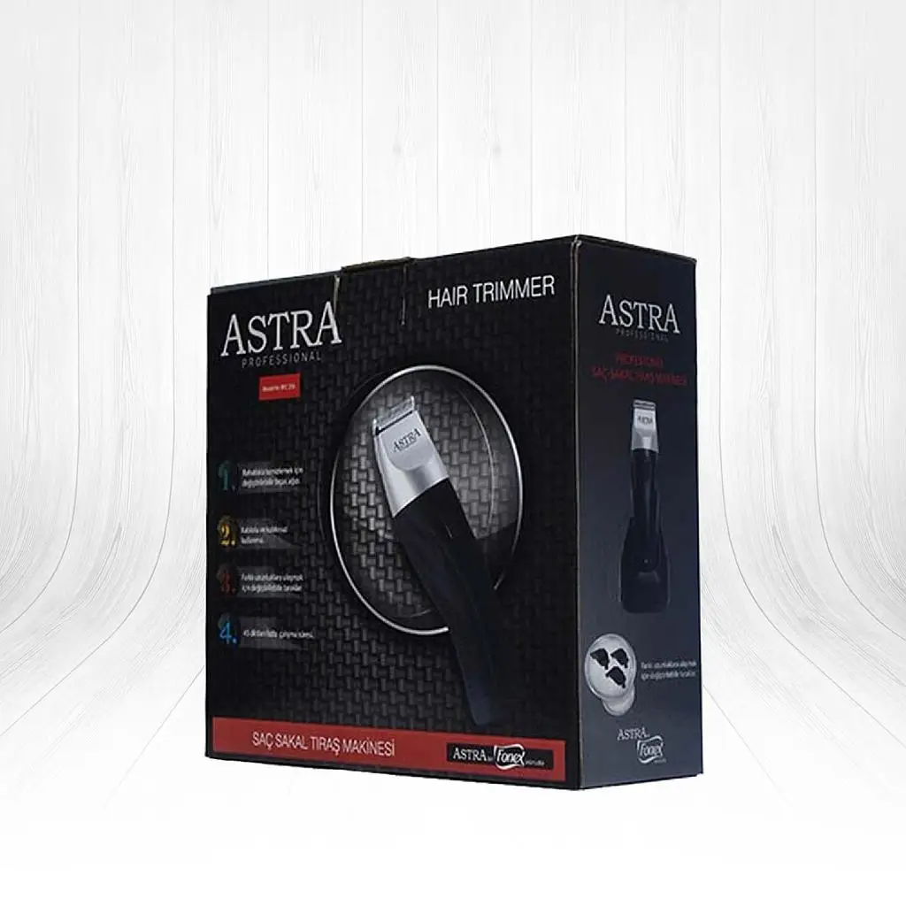 Astra Rfc-258 Rechargeable Hair and Beard Trimming & Shaping Clipper  FREE SHİPPİNG