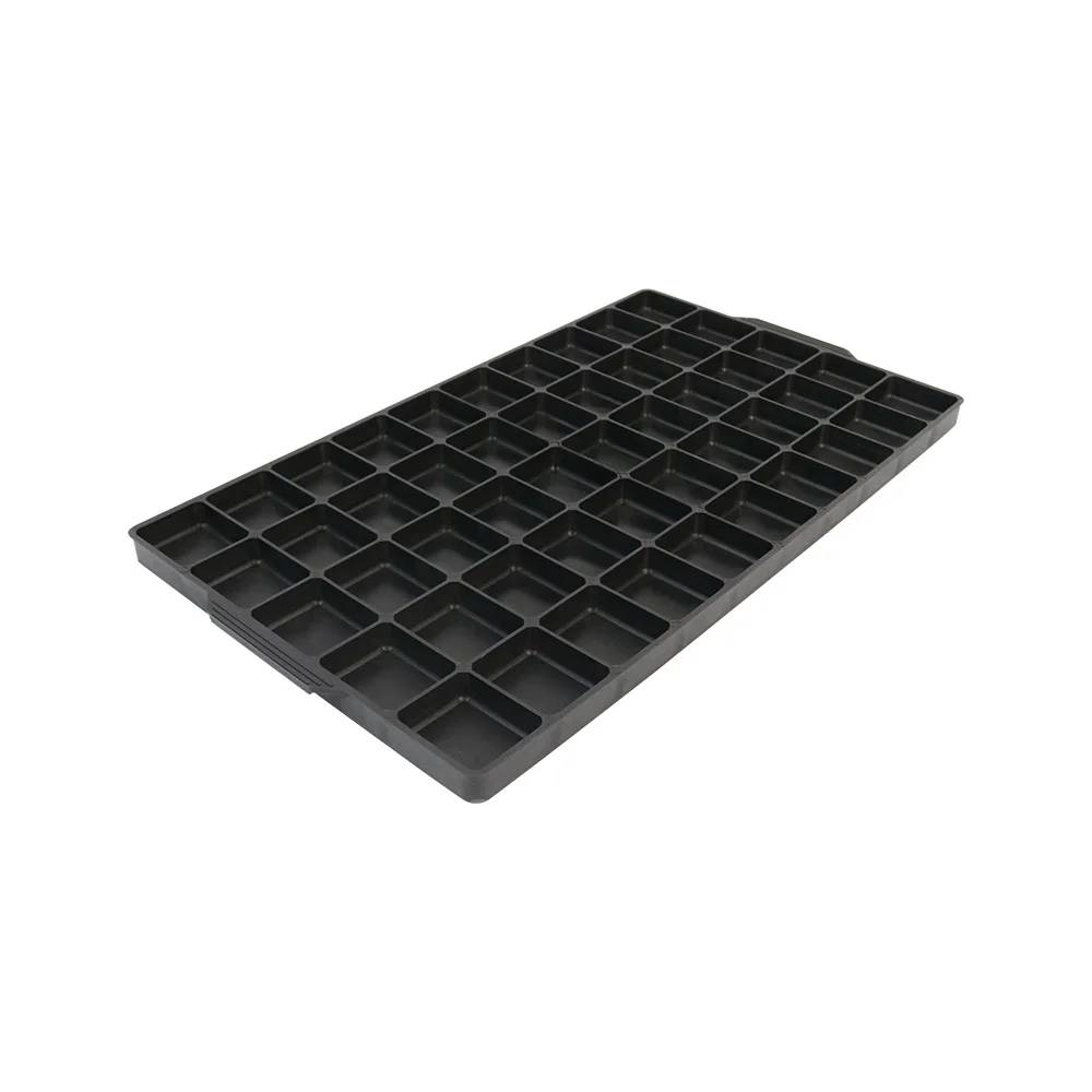 

Q-TR50G 465X261X20mm Black Plastic 50 Grids Big ESD Watch Tray