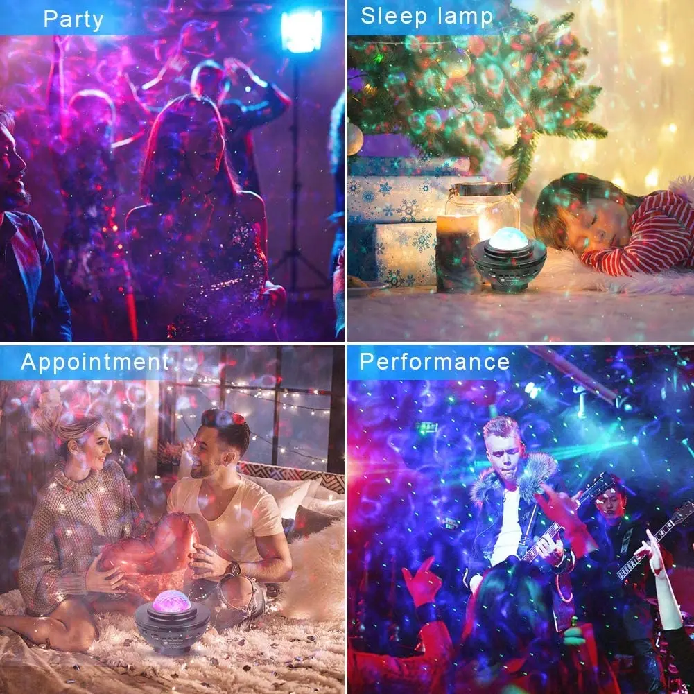 Музыкальный проигрыватель с USB Звездный ночник звездное небо Галактический