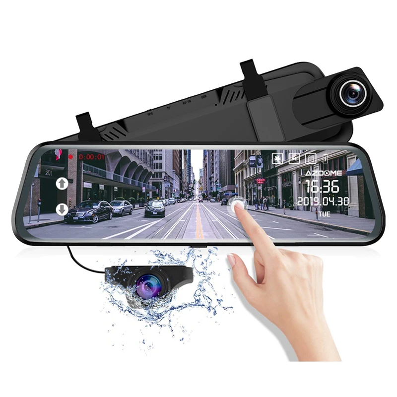 AZDOME M11 Dash Cam 3 дюймов 2.5D ips экран Автомобильный видеорегистратор HD 1080P Автомобильный видеорегистратор ночного видения Dash камера gps